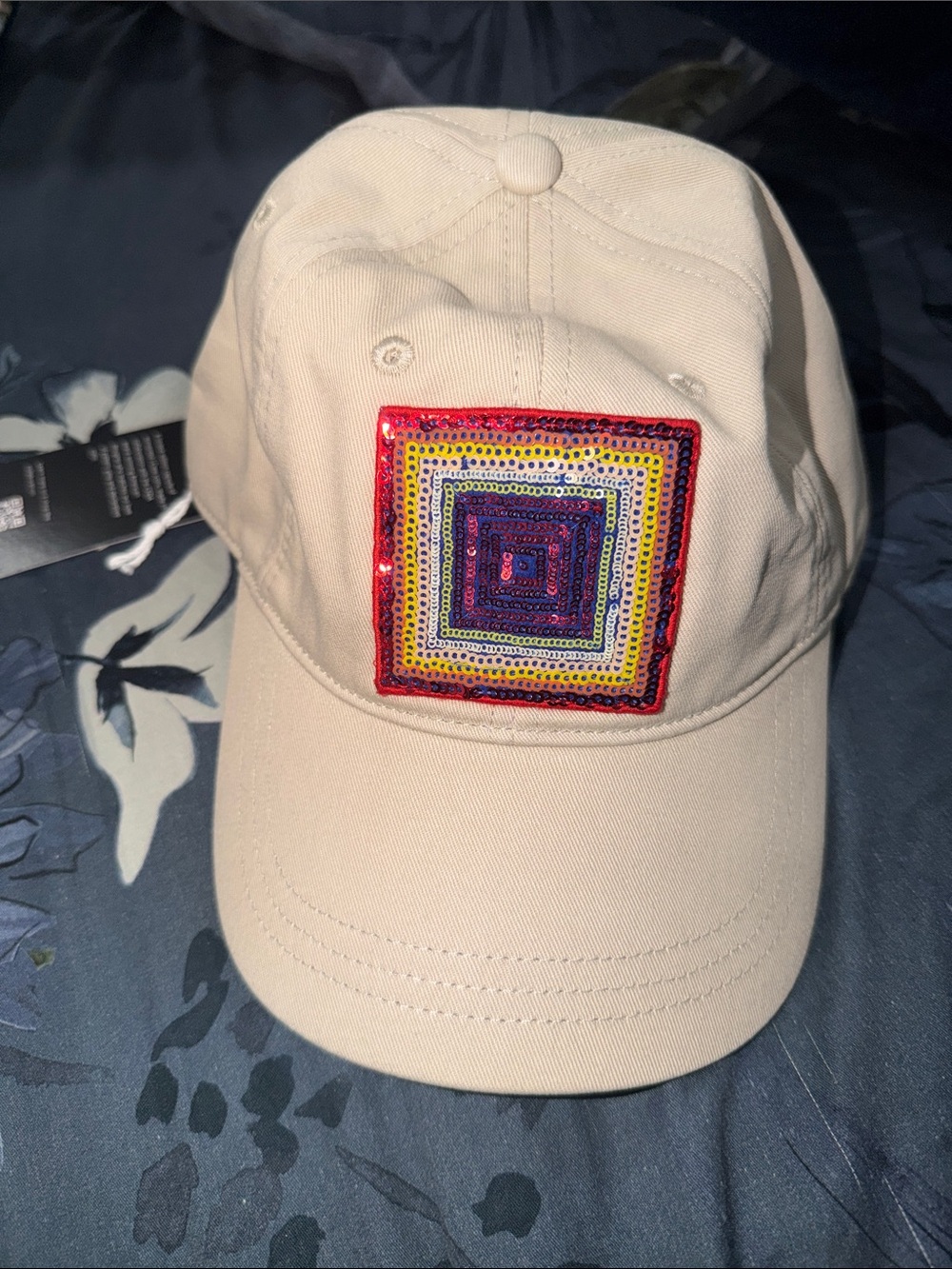 NWT J. Crew Tan Cap with Red Stitching Christopher John Rogers